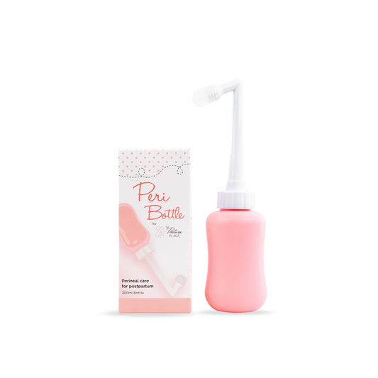 Partum Panties peri bottle for gentle postpartum cleansing after birth