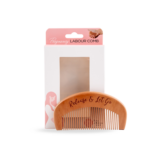 Partum Panties wooden labour comb for natural pain relief during labour